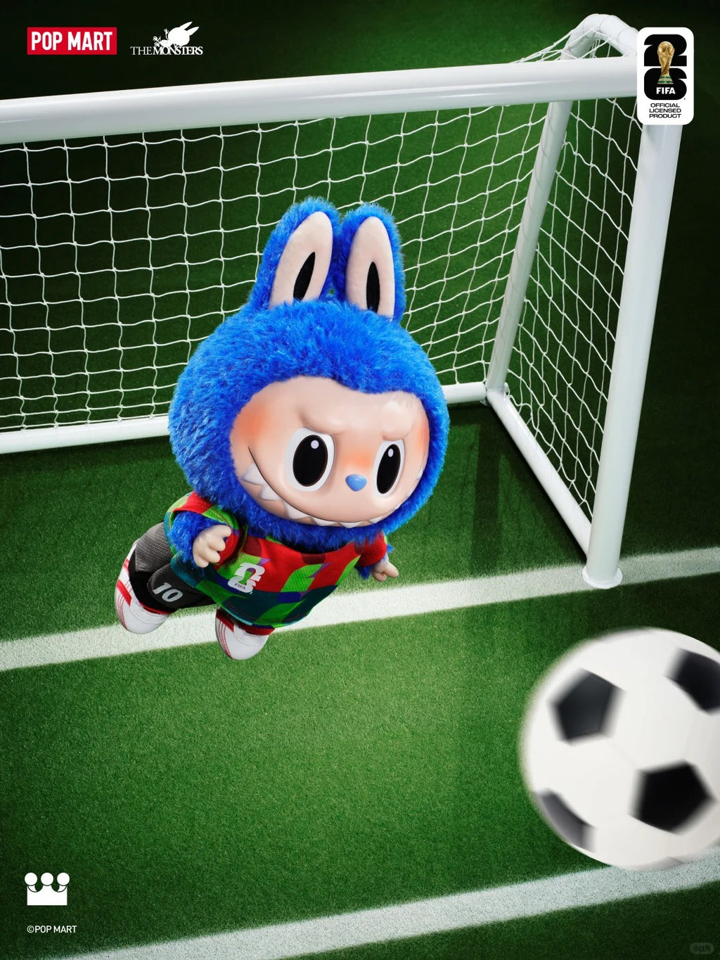 POP MART THE MONSTERS × FIFA SERIES-Catch the Win Vinyl Plush