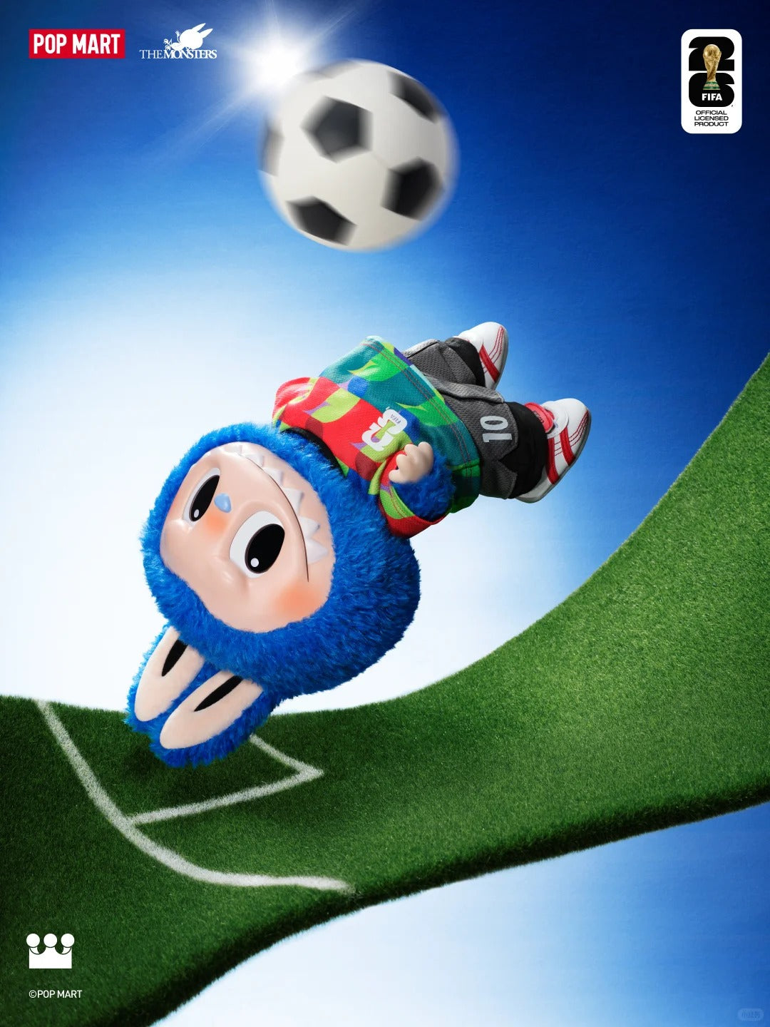 POP MART THE MONSTERS × FIFA SERIES-Catch the Win Vinyl Plush