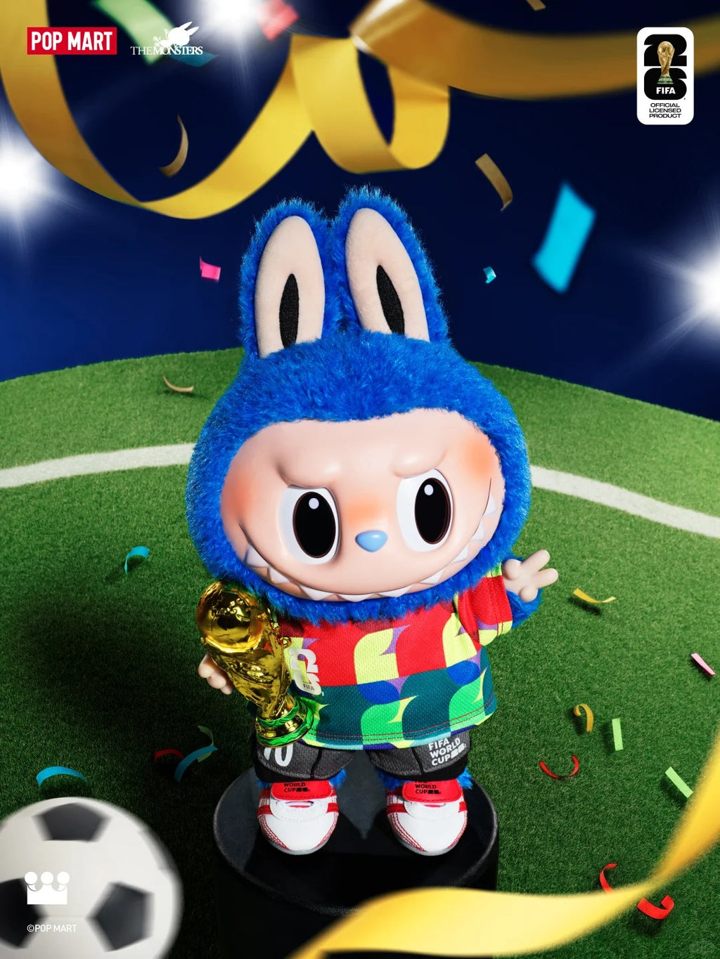 POP MART THE MONSTERS × FIFA SERIES-Catch the Win Vinyl Plush