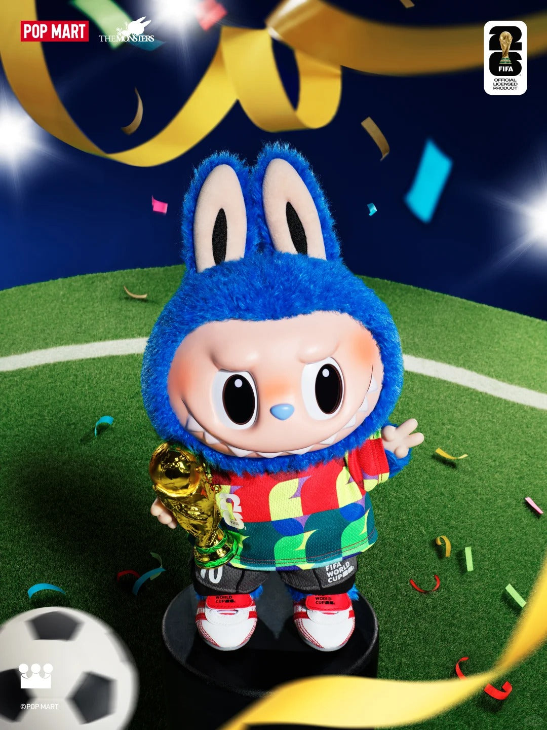 POP MART THE MONSTERS × FIFA SERIES-Catch the Win Vinyl Plush