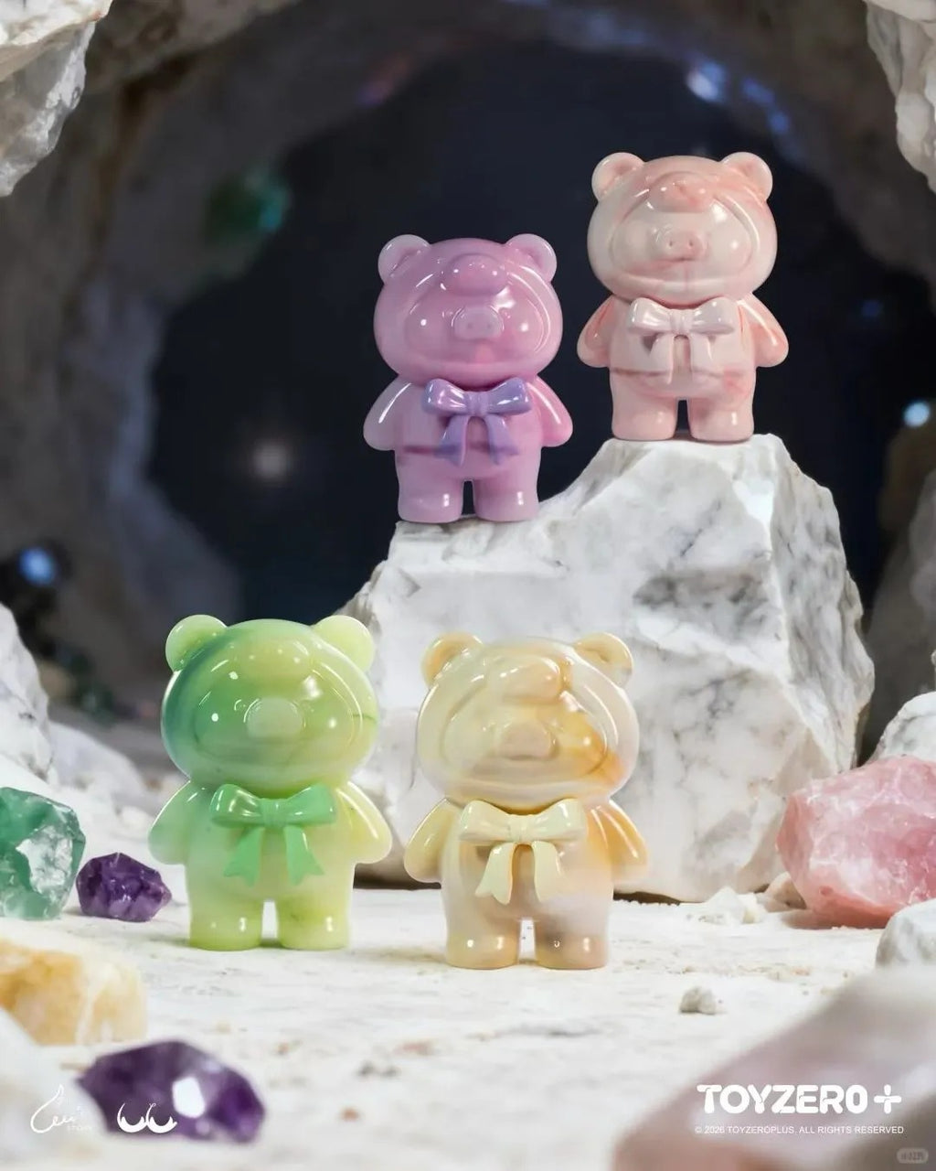 LULU THE PIGGY Teddy Mini-Mining Extraction Series Blind Box