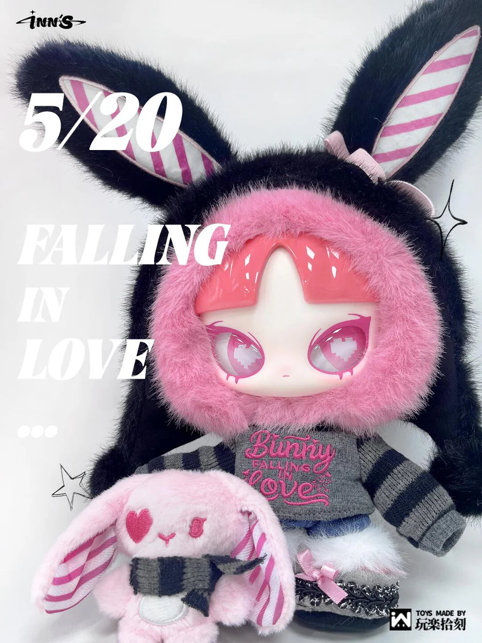 Limited INN'S 520 Bunny Falling in LOVE Plush Dolls