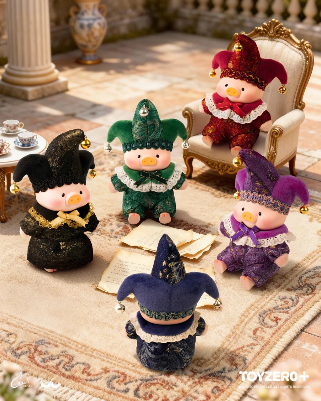 LULU THE PIGGY Triangel Series Plush Keychain Blind Box