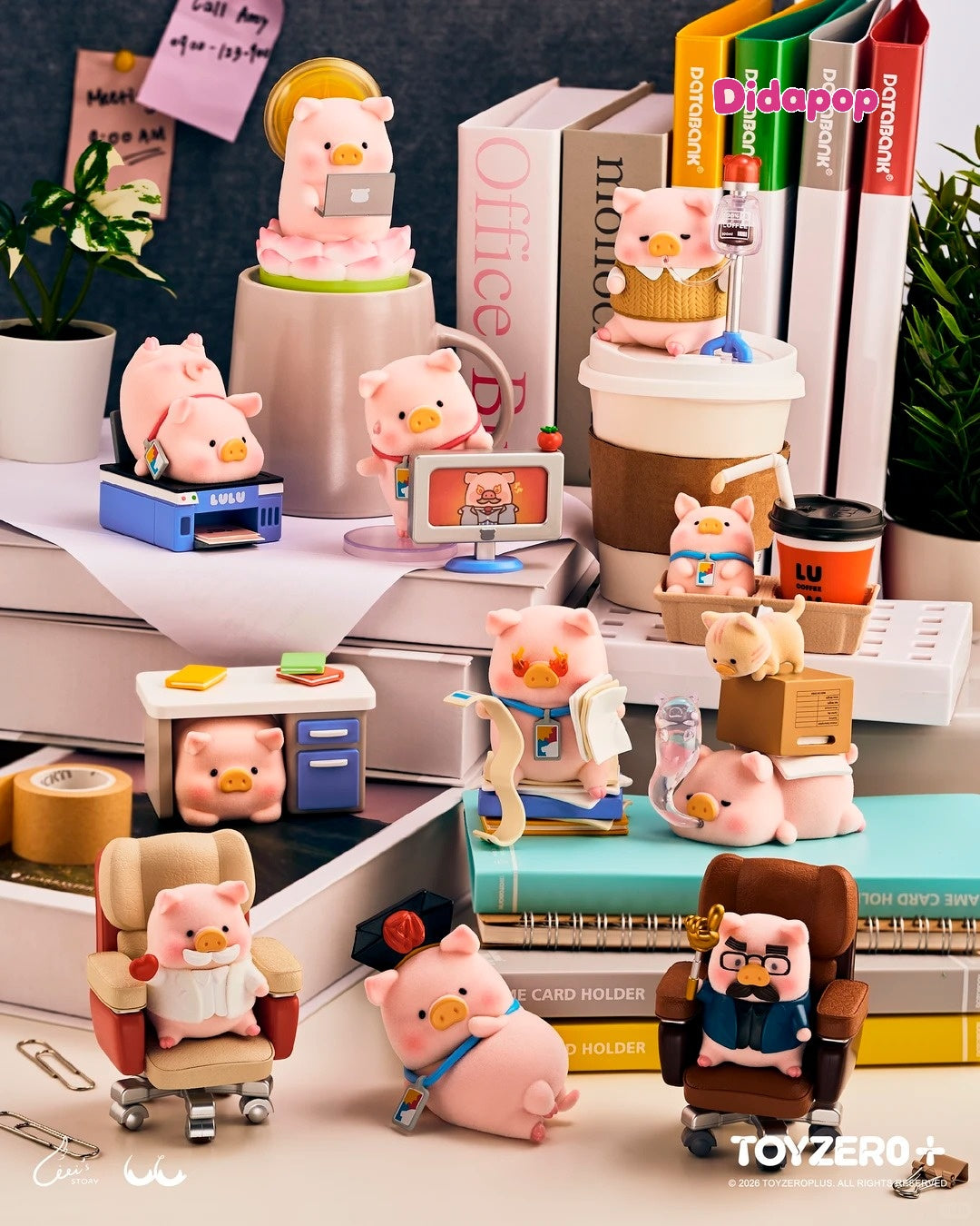 LULU THE PIGGY Office Series Figure Blind Box