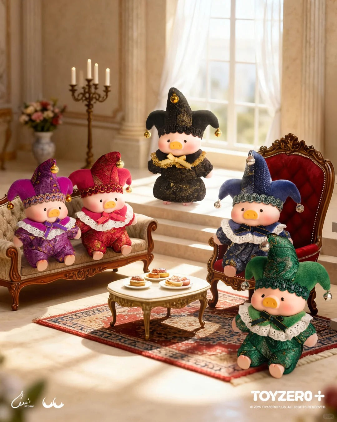 LULU THE PIGGY Triangel Series Plush Keychain Blind Box