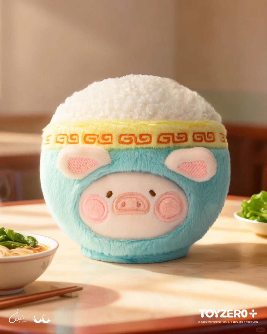 LULU THE PIGGY Dim Sum House Plush Keychain Series Blind Box
