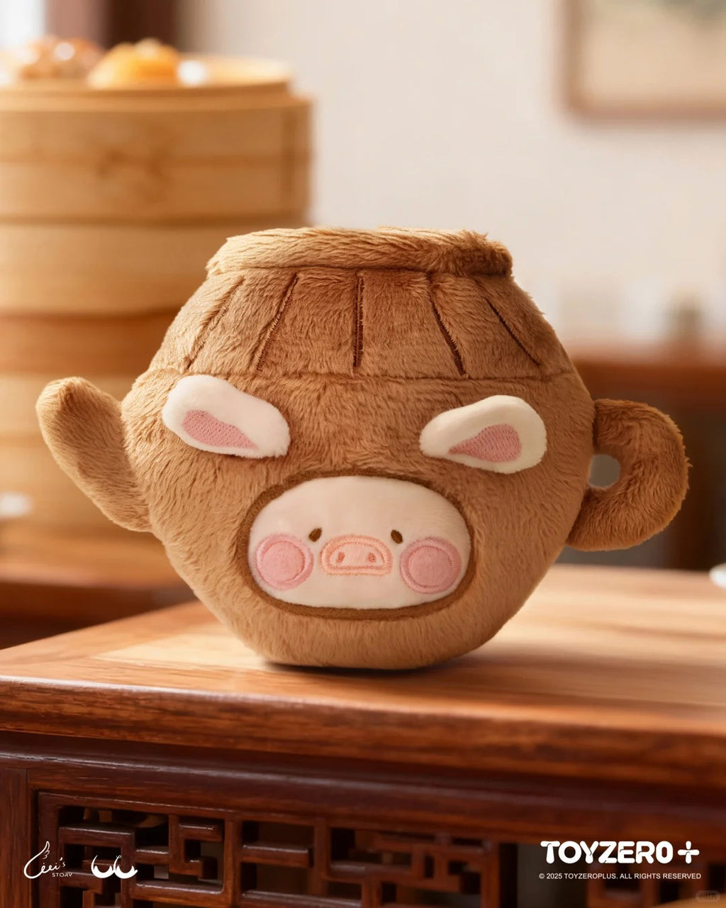 LULU THE PIGGY Dim Sum House Plush Keychain Series Blind Box