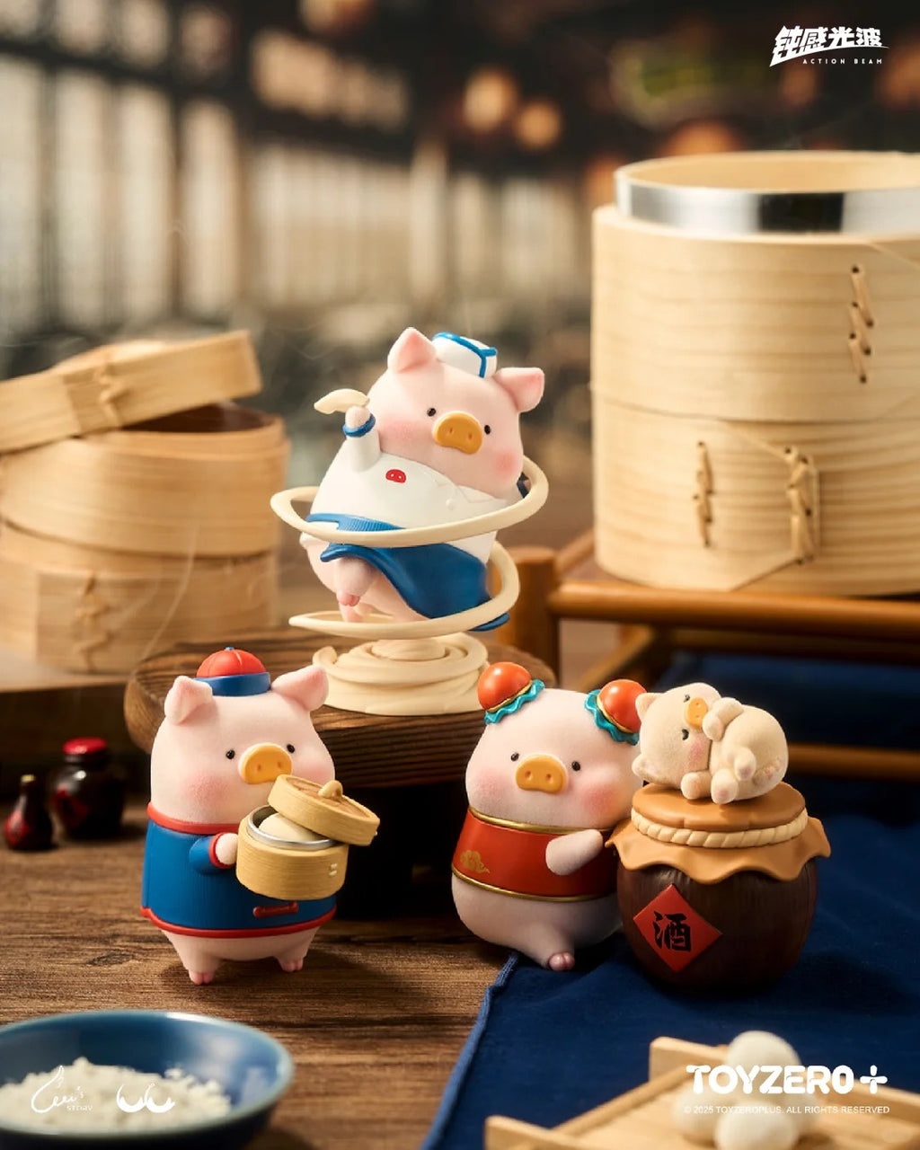 LULU THE PIGGY Lu's Table Figure Series Blind Box | Kawaii Collectible Figurines