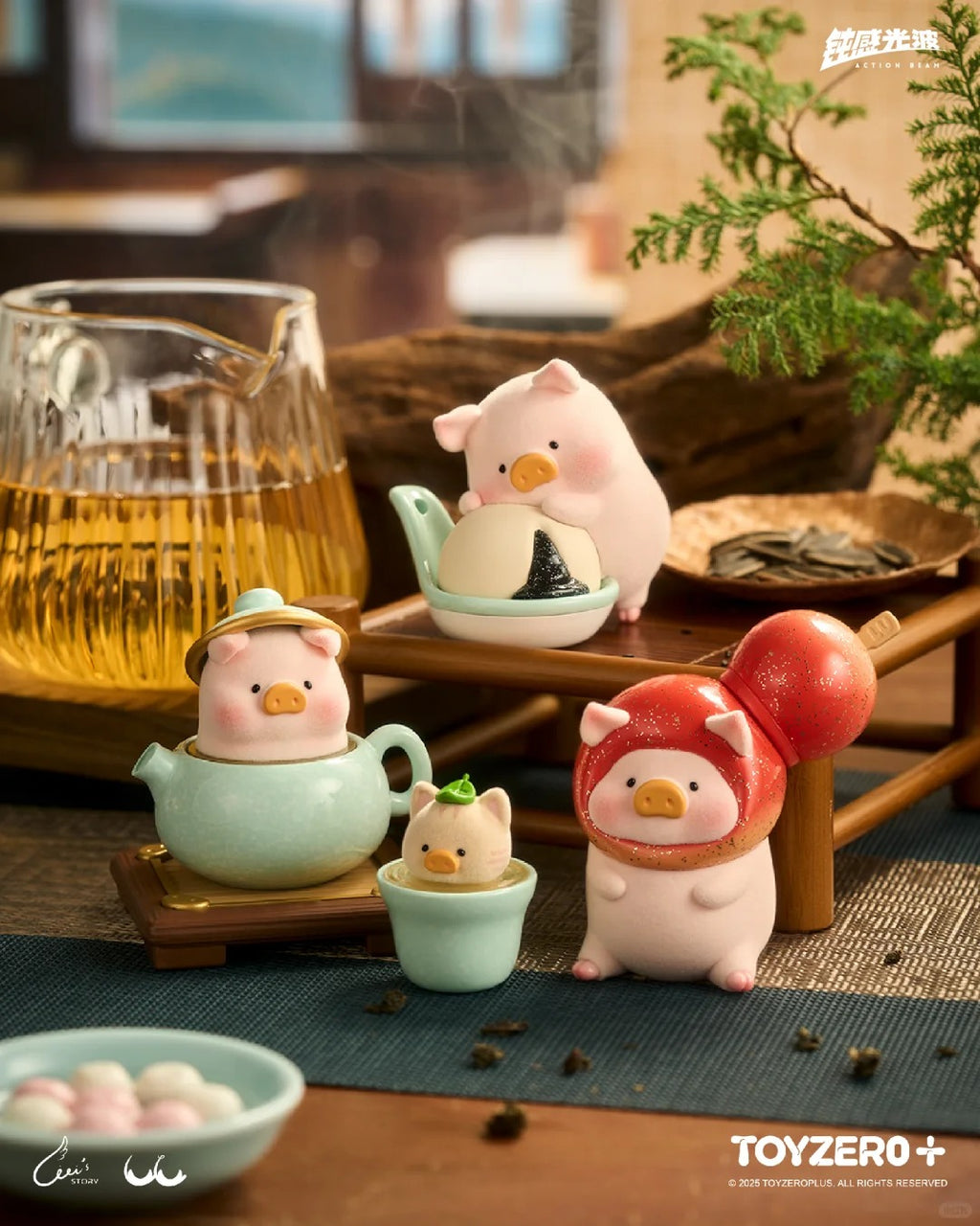 LULU THE PIGGY Lu's Table Figure Series Blind Box | Kawaii Collectible Figurines