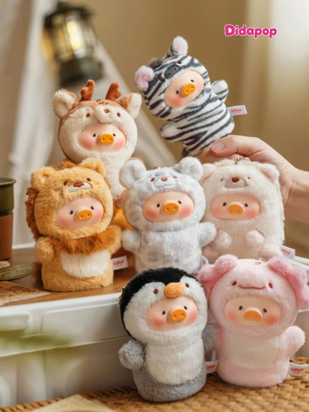 LULU THE PIGGY Cutest Butler Series Plush Keychain Blind Box
