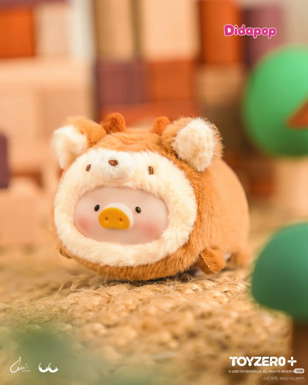 LULU THE PIGGY Stick Together Series Plush Keychain Blind Box