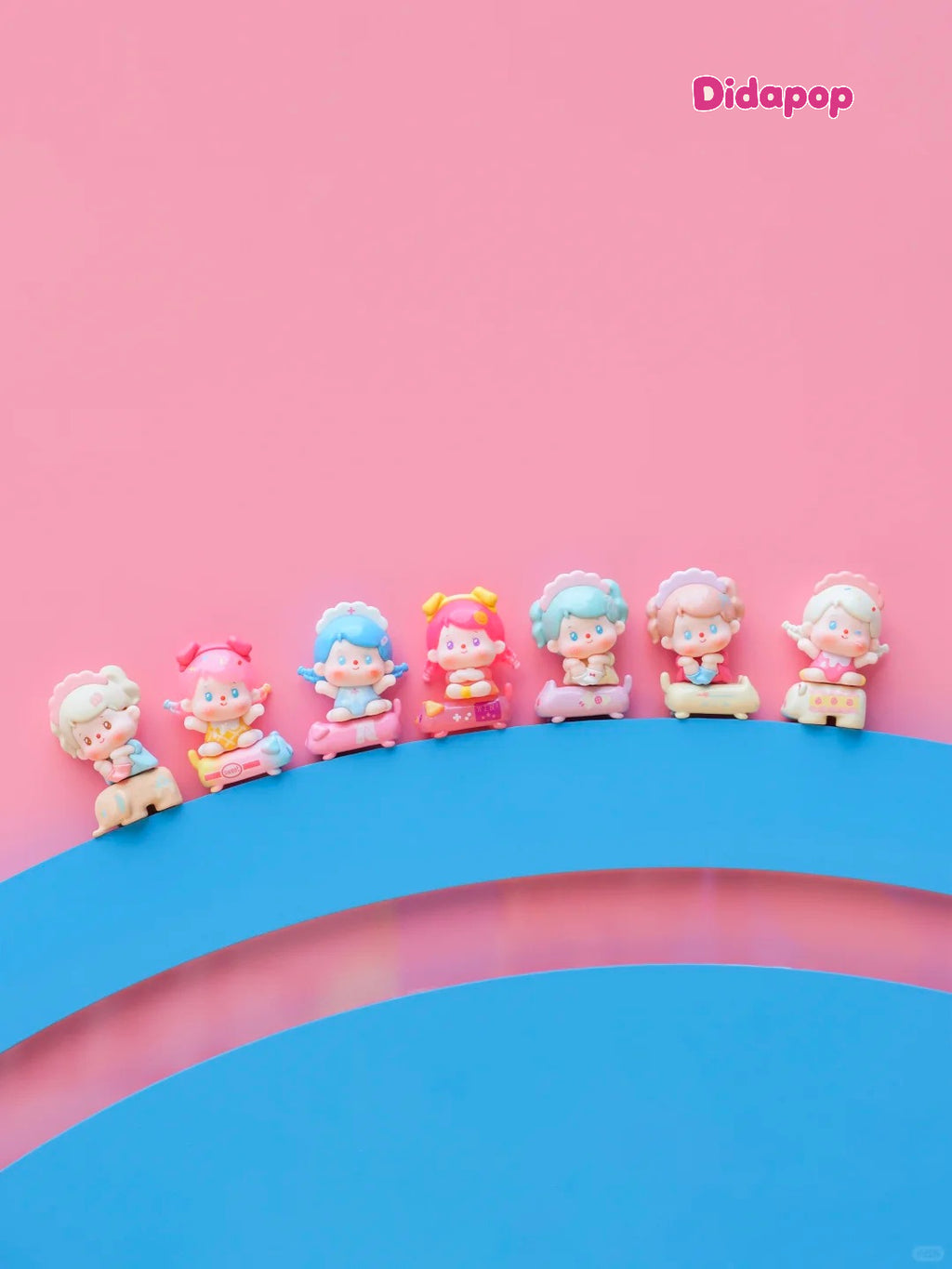 MHAIA Sitting In A Row Series Mini Blind Box Collectible Figure