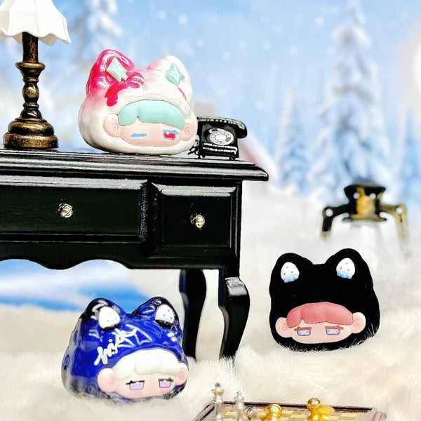 MIKKA Ghost Play House Bean Blind Box - Spooky Kawaii Collectible Toys