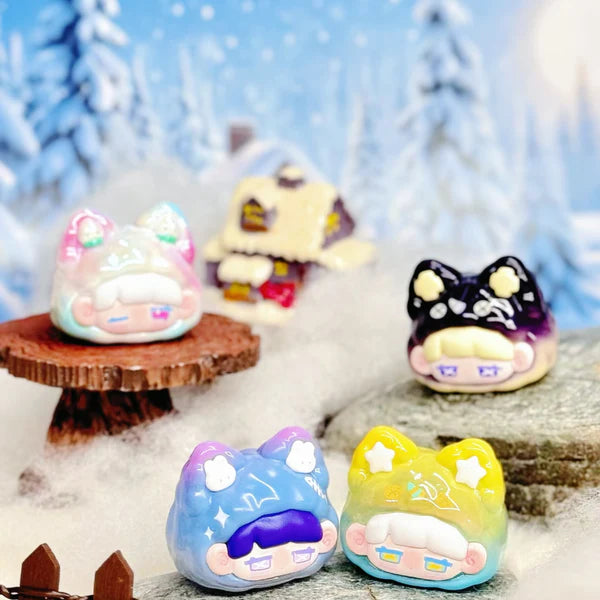 MIKKA Ghost Play House Bean Blind Box - Spooky Kawaii Collectible Toys