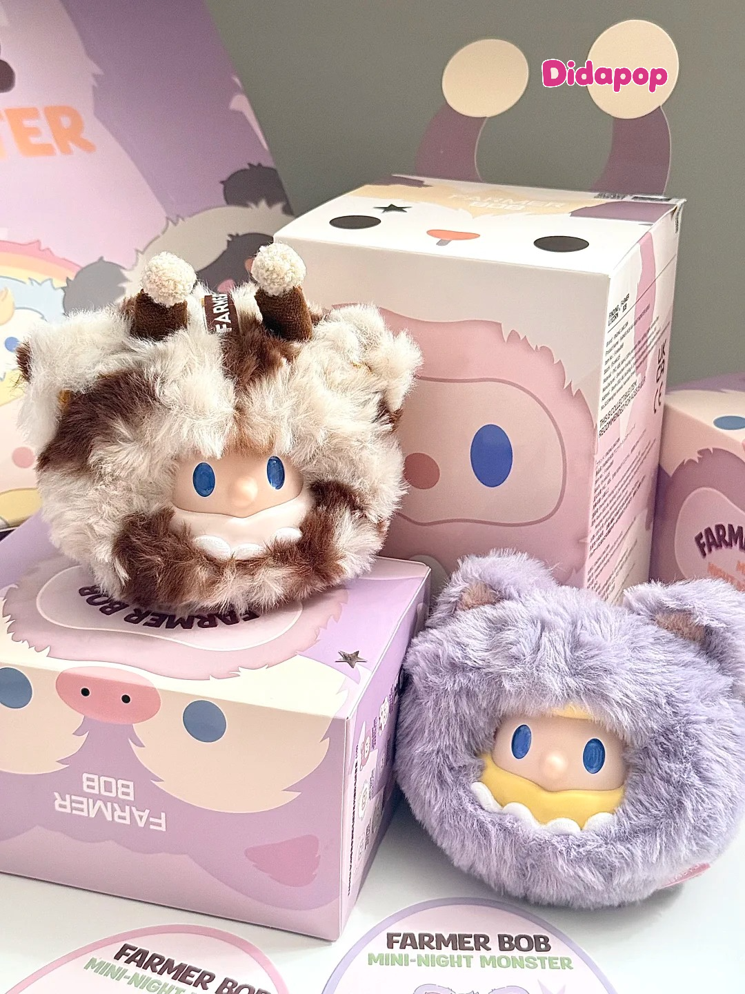 FARMER BOB Mini Night Monster Plush Series Blind Box