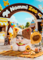 Nommi Sitting Zoo Plush Doll - Cute Animal Pose Soft Collectible