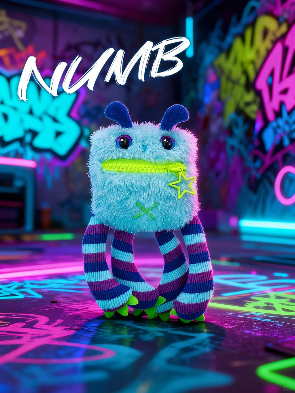 Nomster Nom Bad Mood Plush Pendant Blind Box