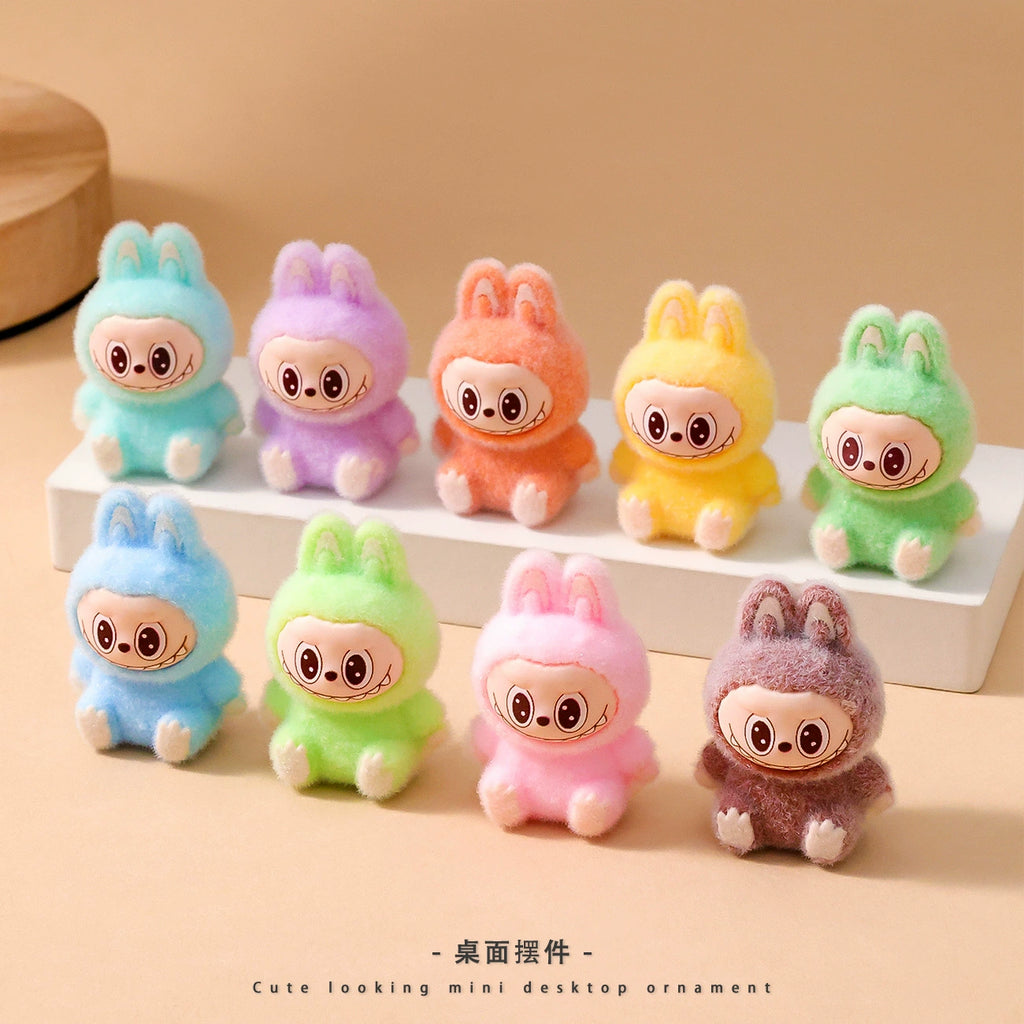 [Non-offical]Popmart baby three flocking beans DIY Charm