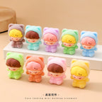 [Non-offical]Popmart baby three flocking beans DIY Charm