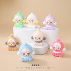 [Non-offical]Popmart baby three flocking beans DIY Charm