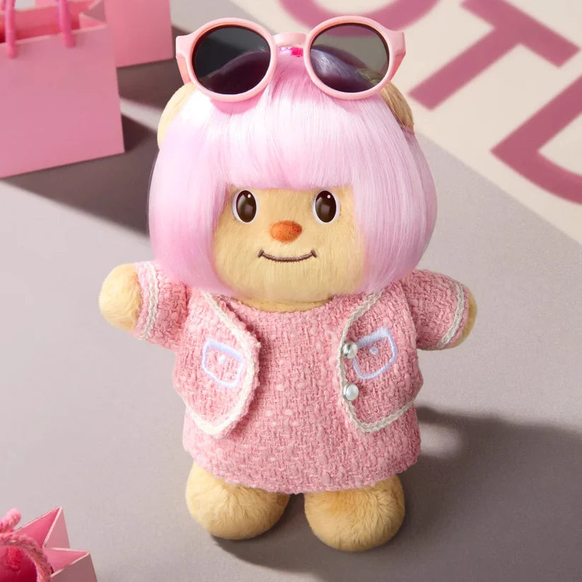 Butter Bear OOTD Plush Keychain Blind Box - Cute Collectible Accessory