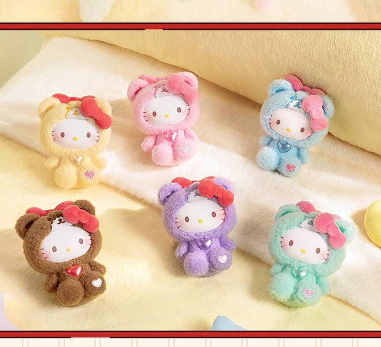 Authentic Hello Kitty Plush Blind Box | Teddy Pajama Series Cute Trendy Toys Collectible Figurines