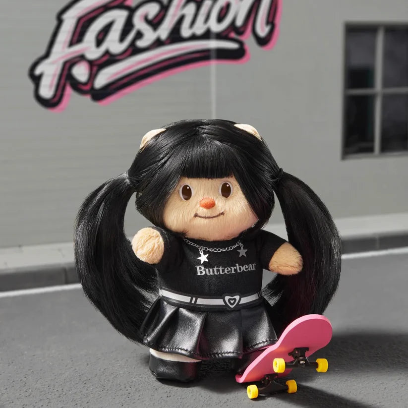 Butter Bear OOTD Plush Keychain Blind Box - Cute Collectible Accessory