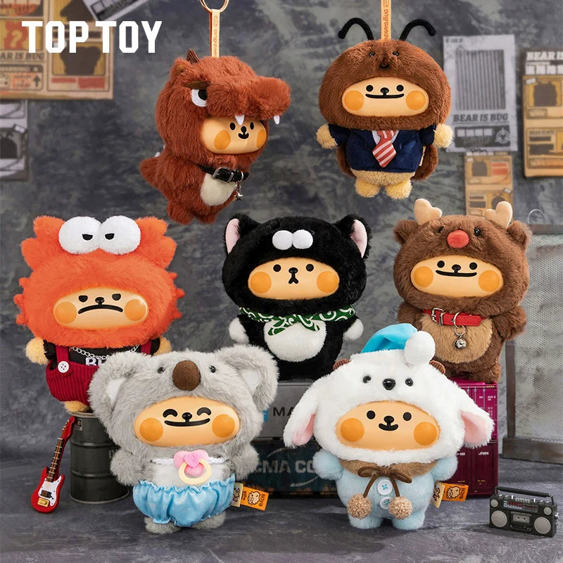 BEARISBUG Abstract Life Plush Pendant Series Blind Box