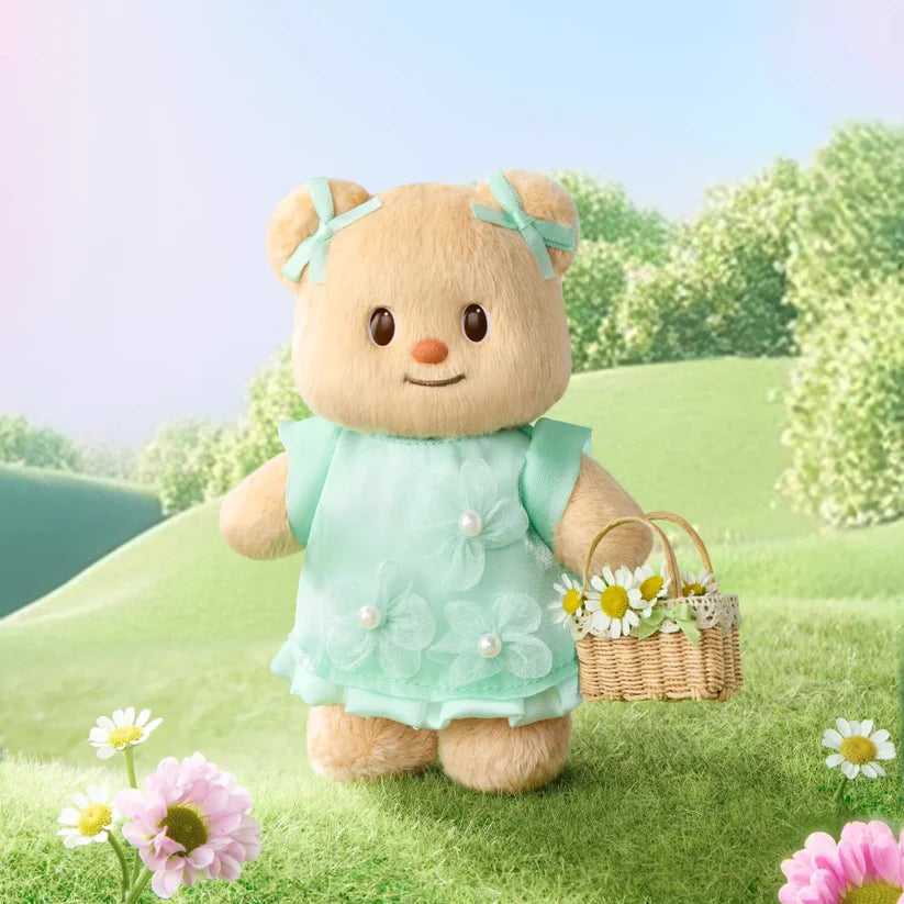Butter Bear OOTD Plush Keychain Blind Box - Cute Collectible Accessory