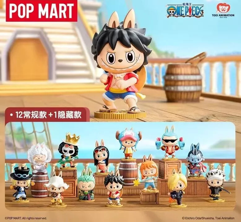 POPMART THE MONSTERS×One Piece Series Blind Box Figure Toy Gift LABUBU NEW