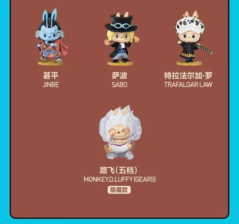 POPMART THE MONSTERS×One Piece Series Blind Box Figure Toy Gift LABUBU NEW