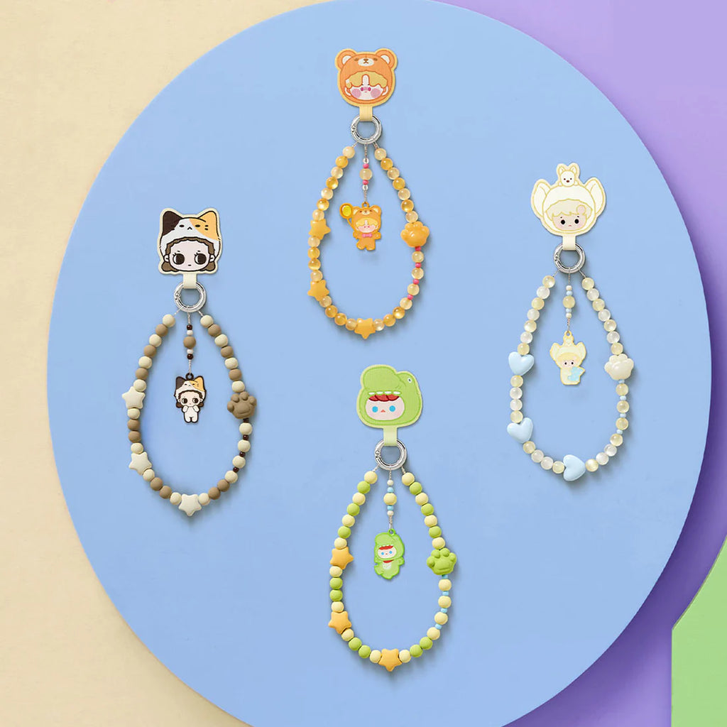 POP BEAN Pajama Party Phone Chain Series keychain charm – view 2