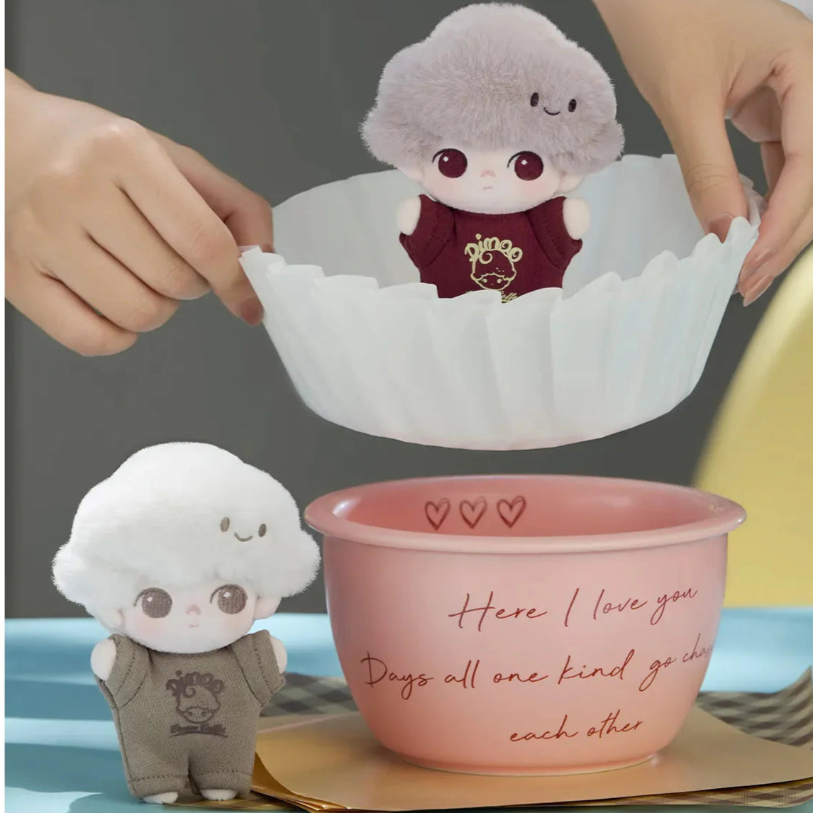 DIMOO Crush on Coffee Series-Soft-faced Plush Keychain Blind Box