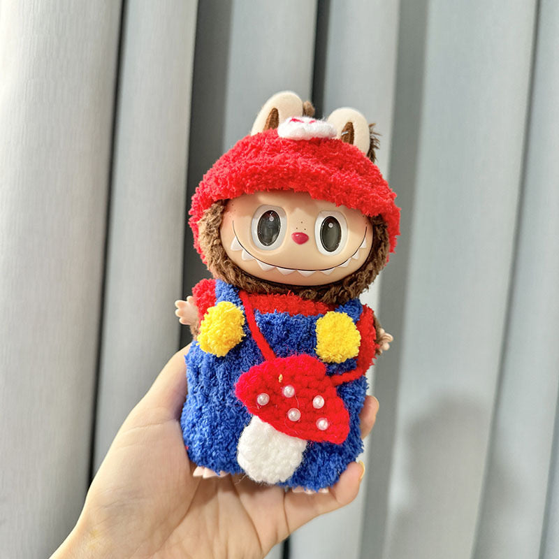 POP MART LABUBU The Monsters Plush Doll cute Replacing Clothes Set No Toys