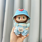 POP MART LABUBU The Monsters Plush Doll cute Replacing Clothes Set No Toys