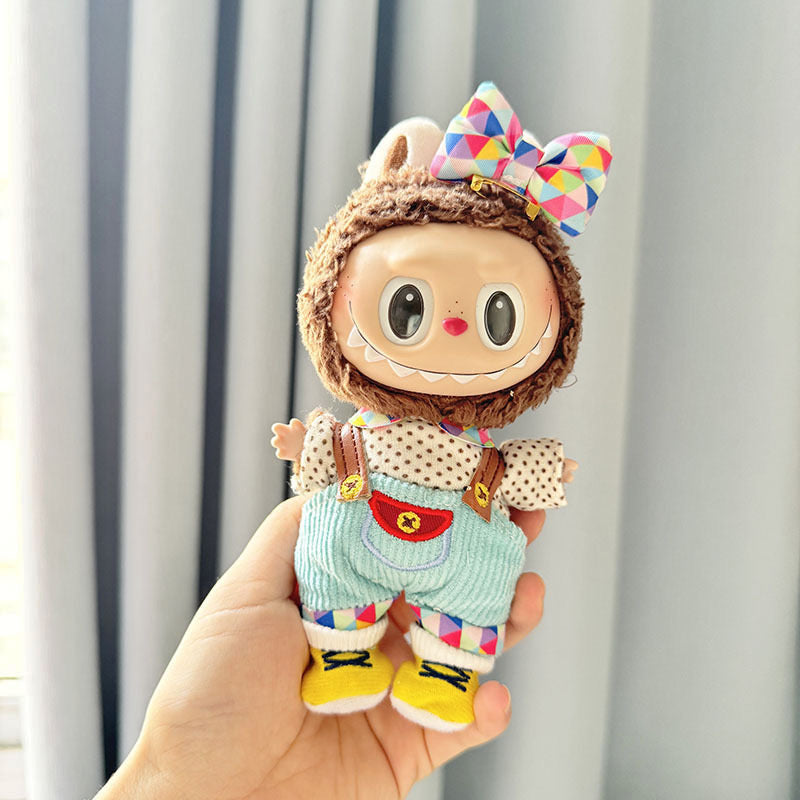 POP MART LABUBU The Monsters Plush Doll cute Replacing Clothes Set No Toys
