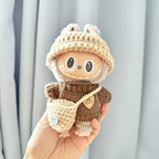 POP MART LABUBU The Monsters Plush Doll cute Replacing Clothes Set No Toys