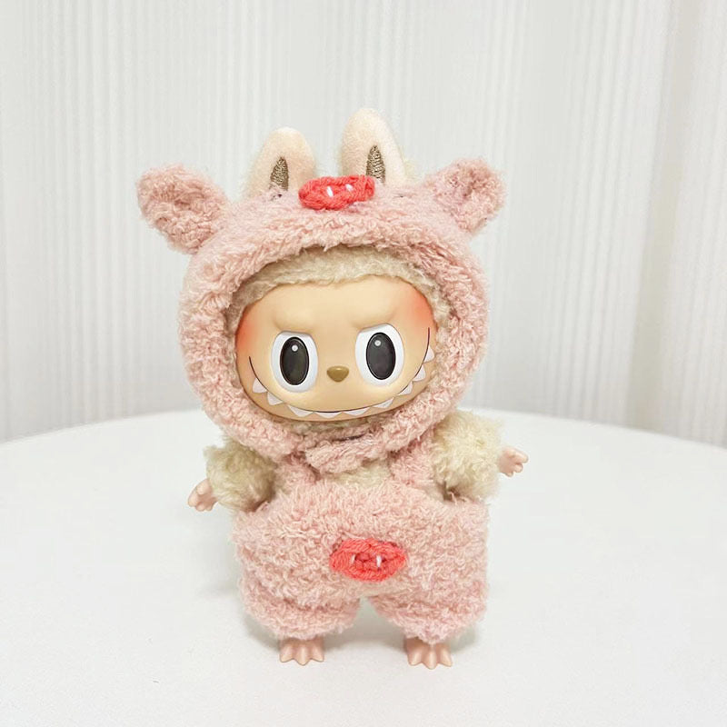 POP MART LABUBU The Monsters Plush Doll cute Replacing Clothes Set No Toys