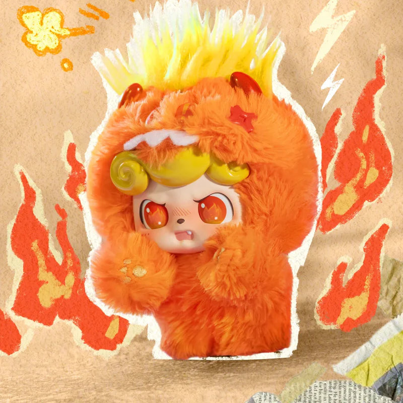 Q.Kid Emotional Hairy Monsters Series Pendant Blind Box