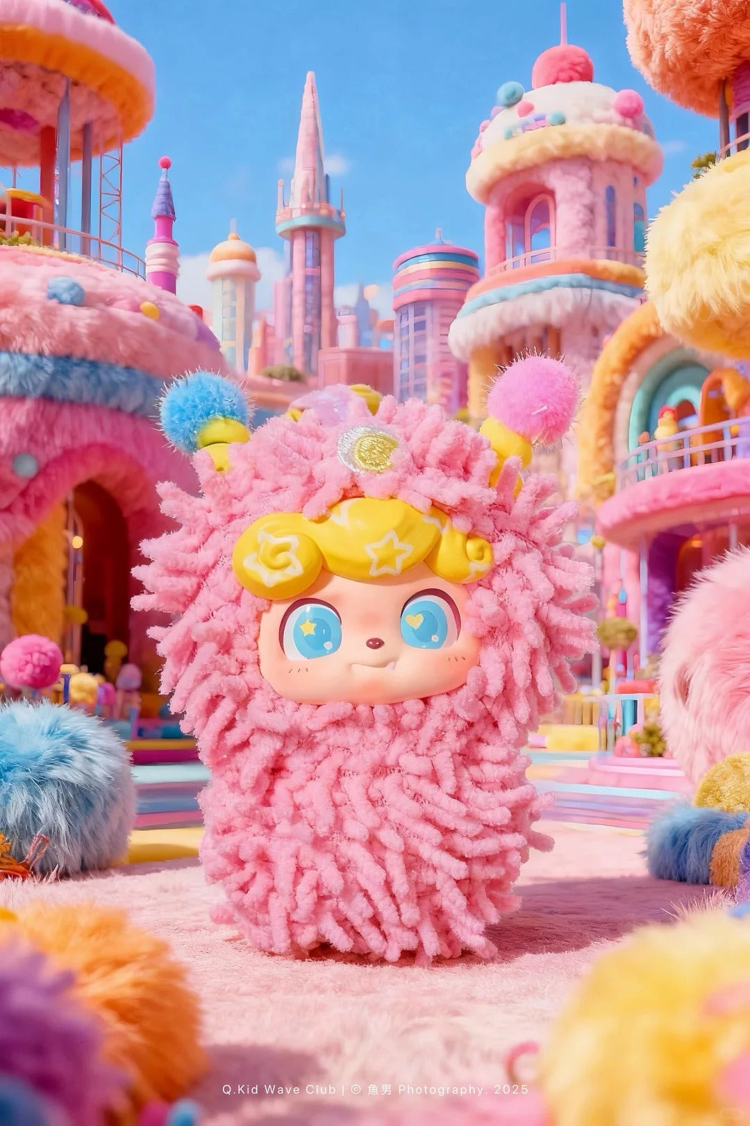 Qkid Wave Club Series Mini Plush Blind Box Toy Pendant