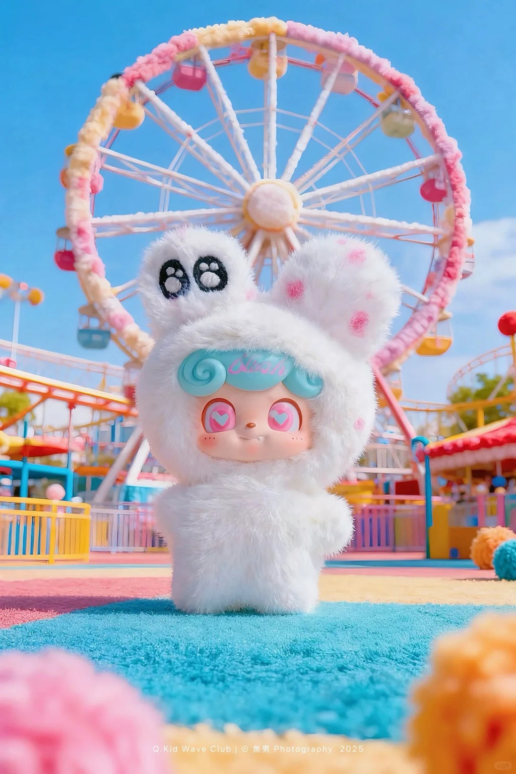 Qkid Wave Club Series Mini Plush Blind Box Toy Pendant