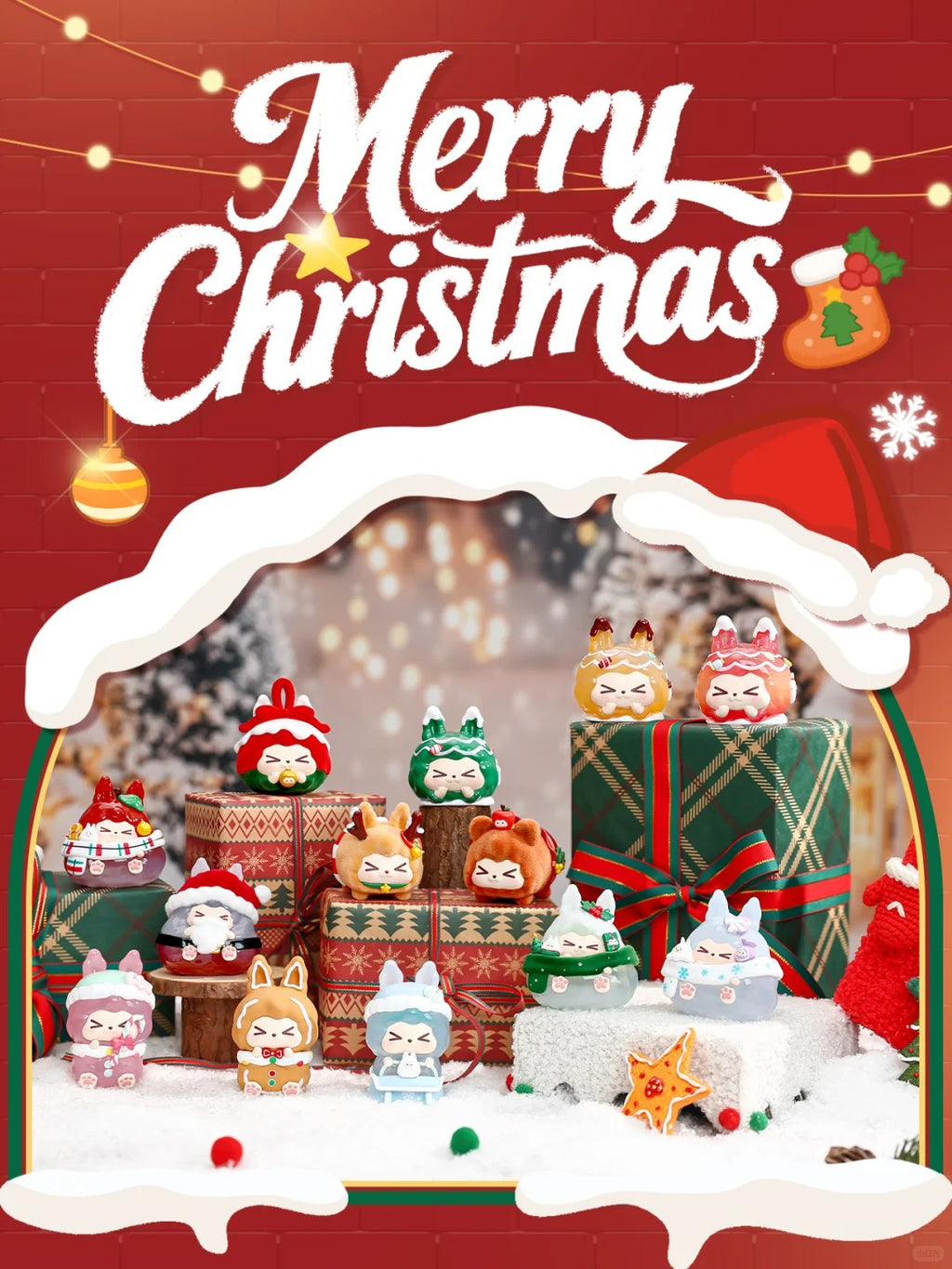 RABBIT KIKI Warm Christmas blind box