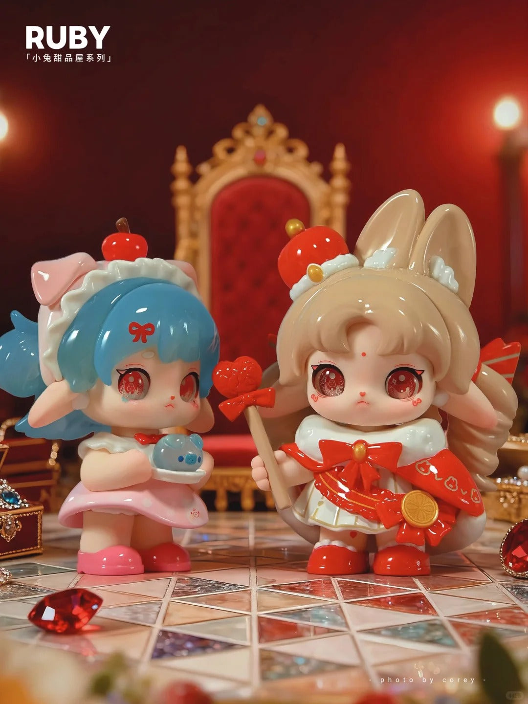 RUBY Bunny's Sweet House Figure Series Blind Box Cute Bunny Dessert Decor Toy