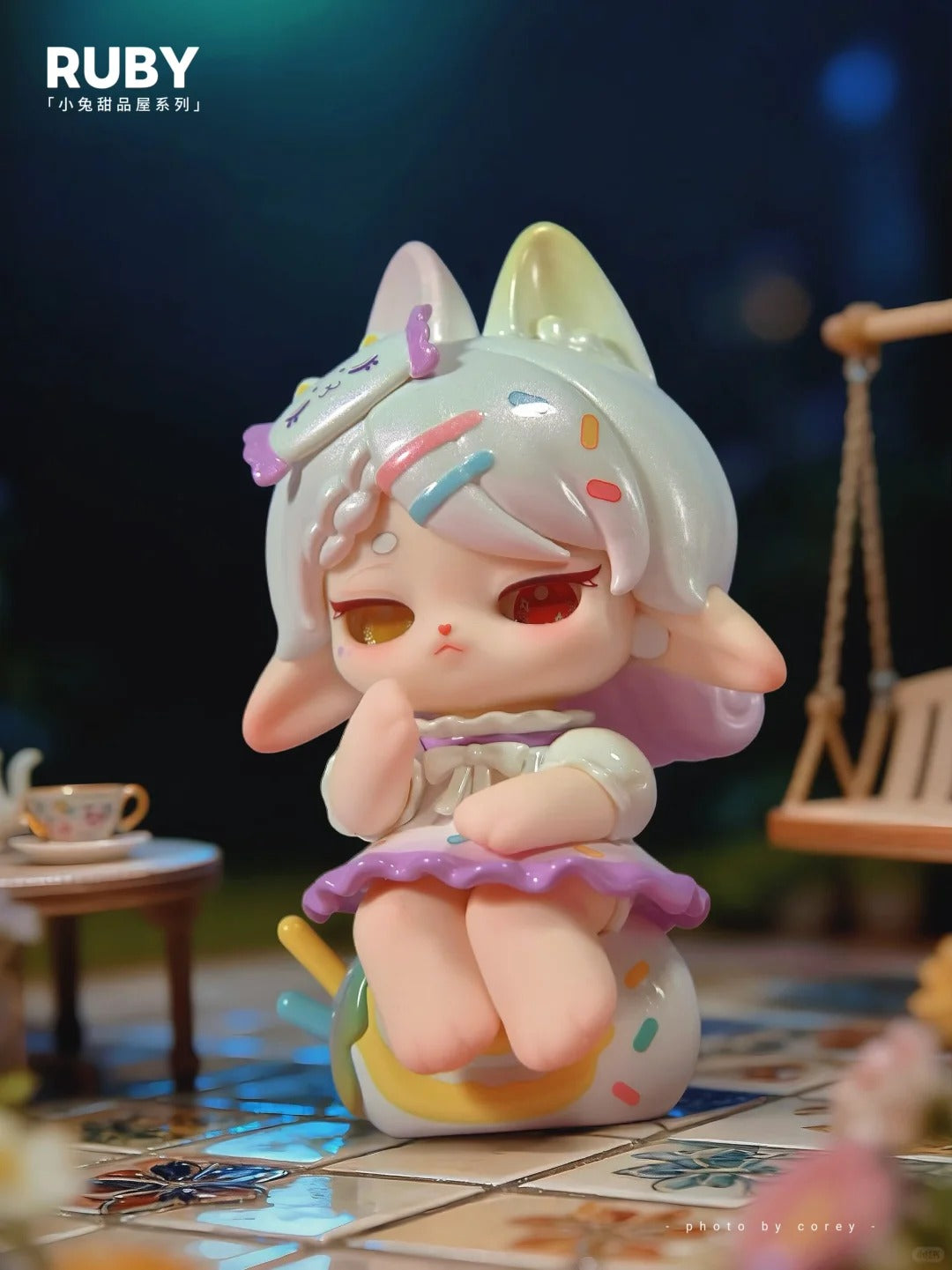 RUBY Bunny's Sweet House Figure Series Blind Box Cute Bunny Dessert Decor Toy