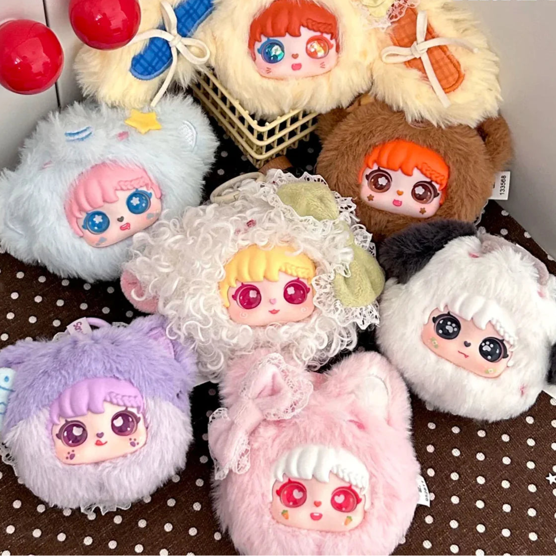 SANMI RABBIT Animal Cosmetic Mirror Plush Series Blind Box