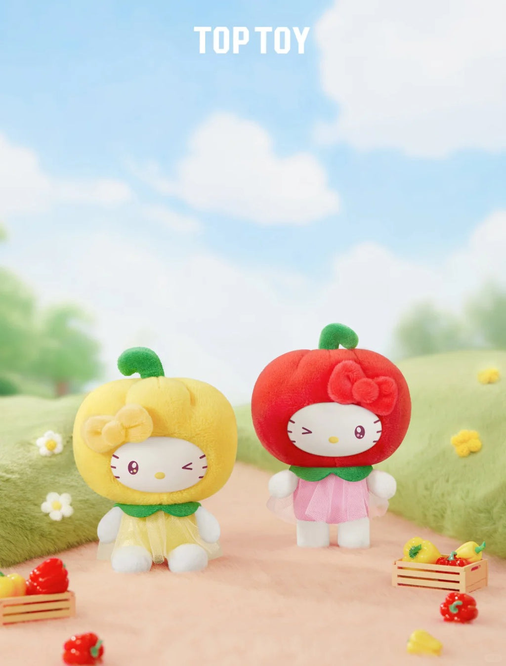 Sanrio Fruit & Veggie Series Plush Blind Box (Two pieces per box)