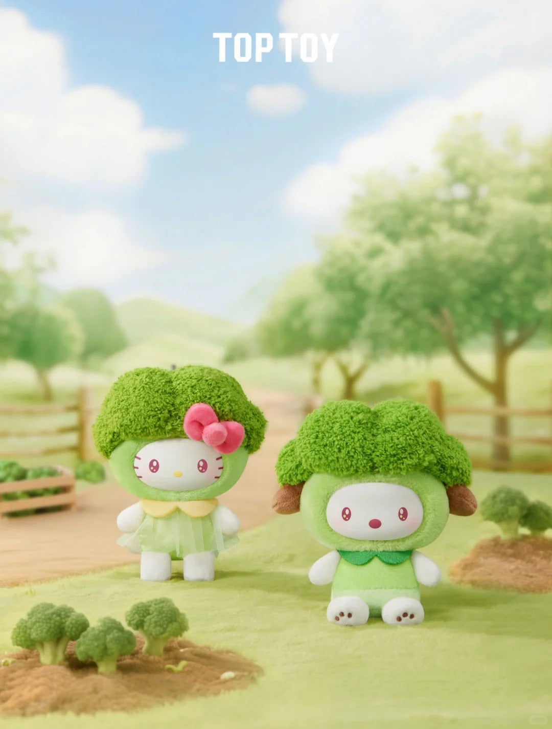 Sanrio Fruit & Veggie Series Plush Blind Box (Two pieces per box)