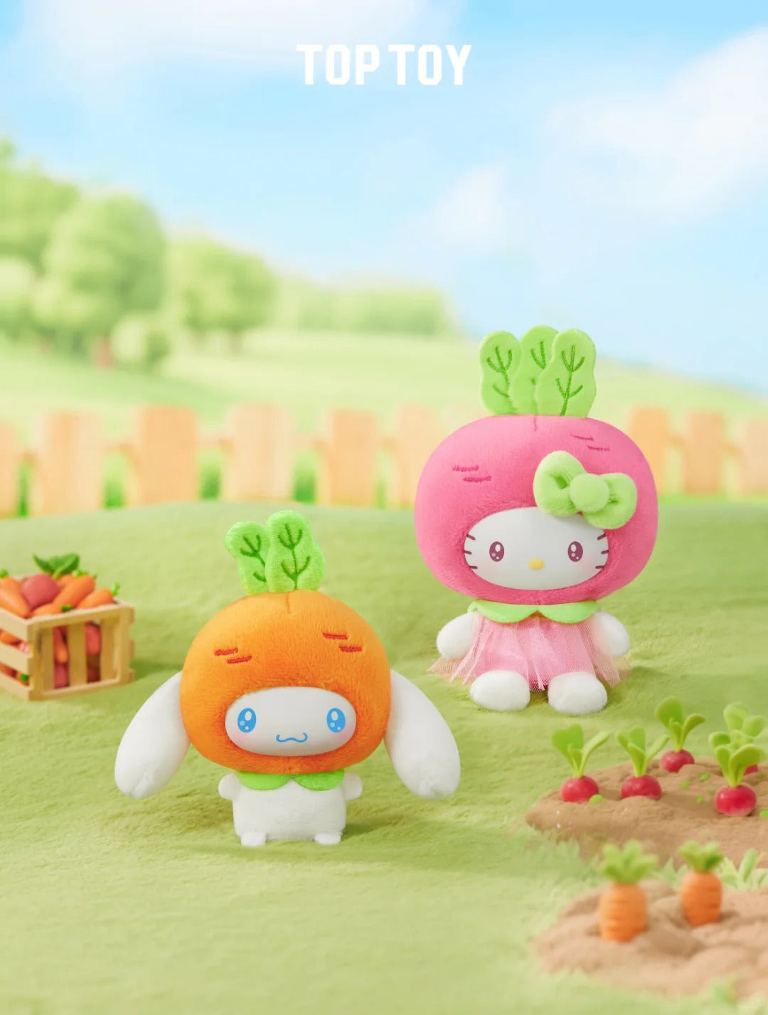 Sanrio Fruit & Veggie Series Plush Blind Box (Two pieces per box)