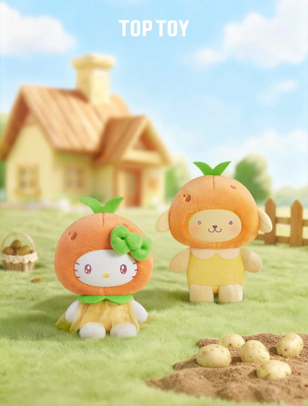 Sanrio Fruit & Veggie Series Plush Blind Box (Two pieces per box)