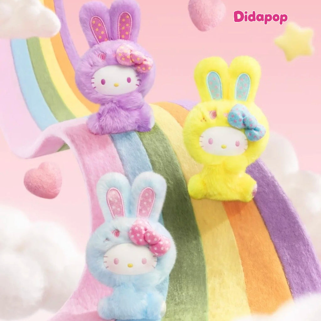 HelloKitty Rainbow Bunny Series Plush Charms